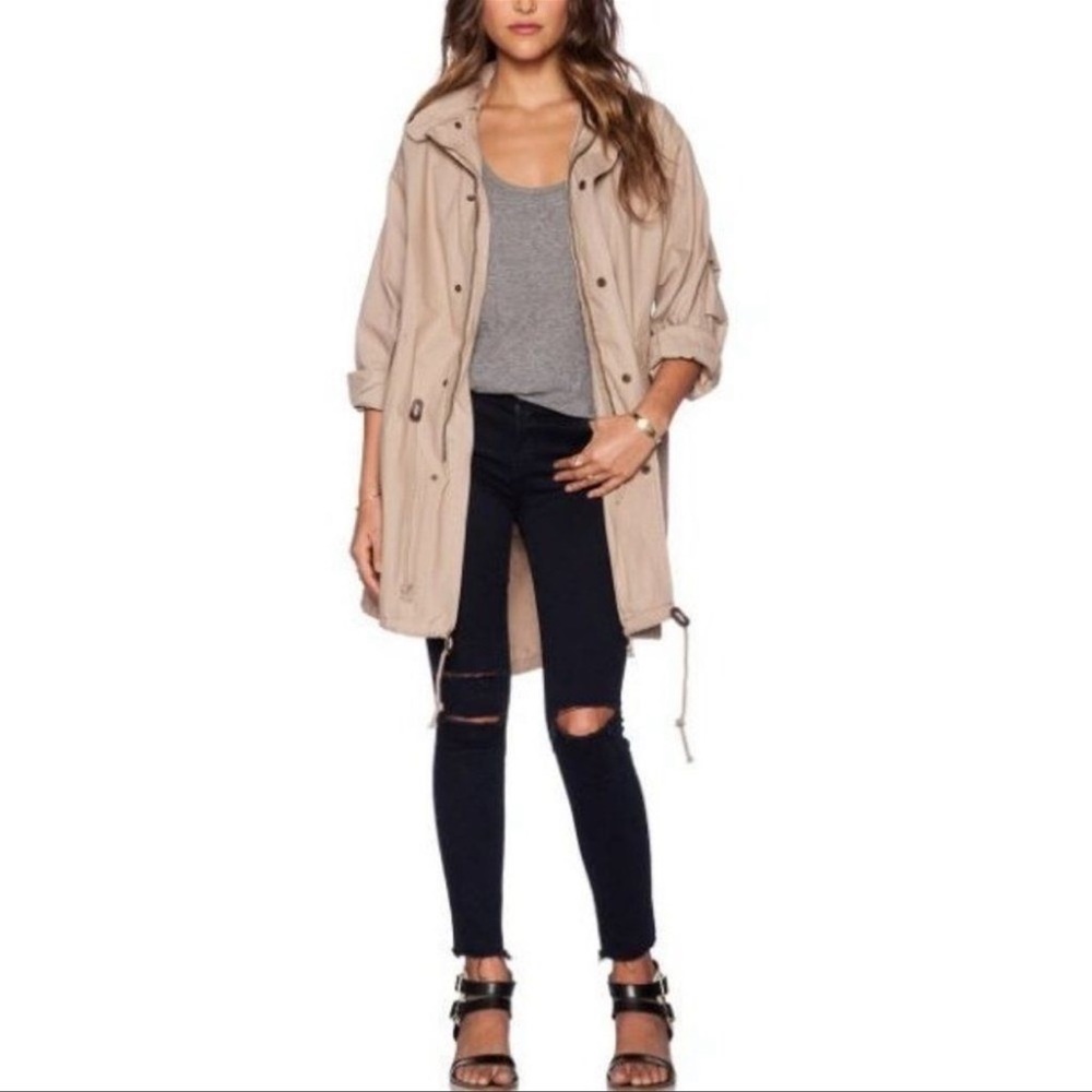 Capulet Revolve Women’s Oversized Survival Utility Jacket Army Green Size XS